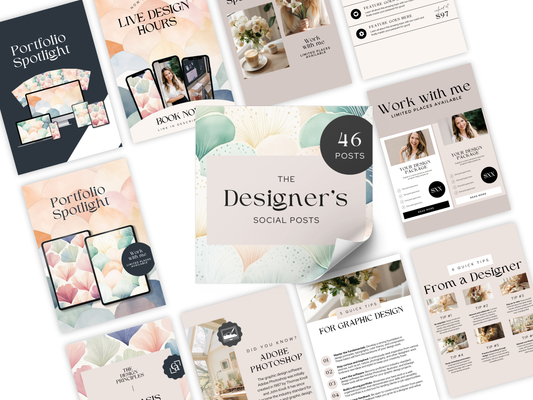 46 Editable Instagram Templates for Designers | 4:5 Feed Posts for a Cohesive Aesthetic