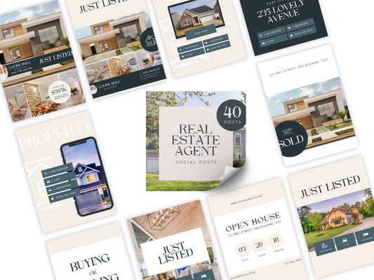 🏡 Sell More Homes & Elevate Your Brand | Real Estate Instagram Templates