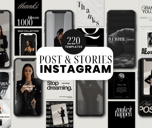 220 Canva Instagram Templates: Sophisticated Designs for Creators & Brands