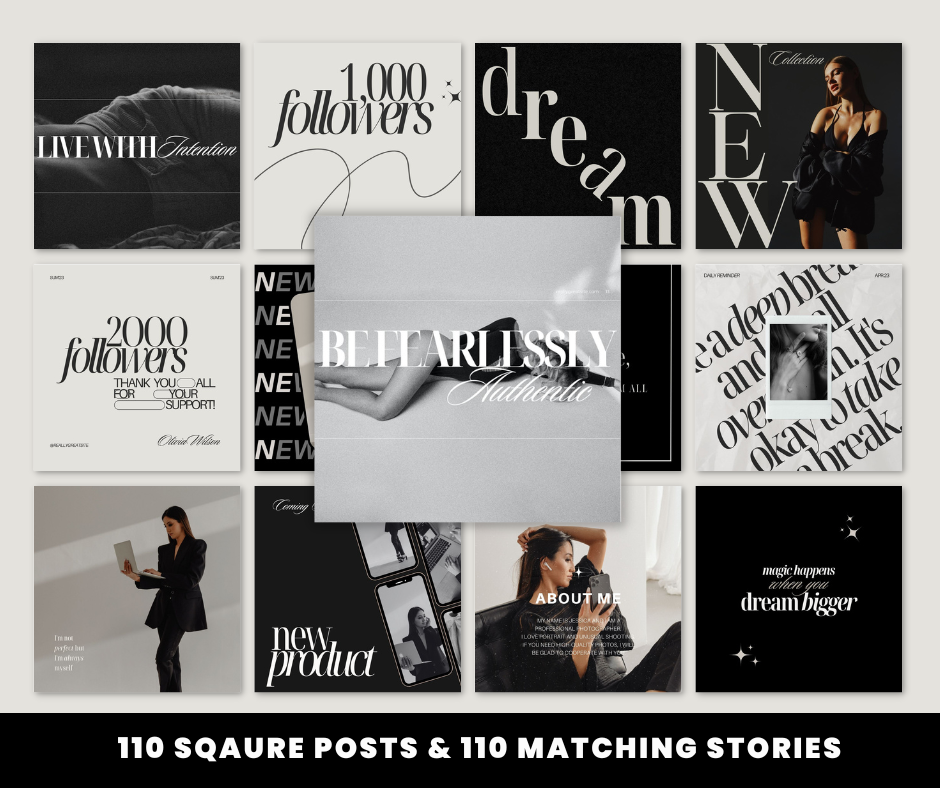 220 Canva Instagram Templates: Sophisticated Designs for Creators & Brands