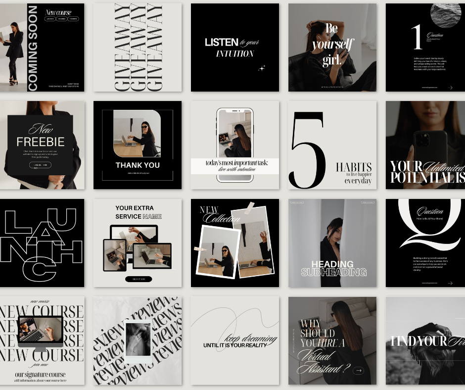 220 Canva Instagram Templates: Sophisticated Designs for Creators & Brands