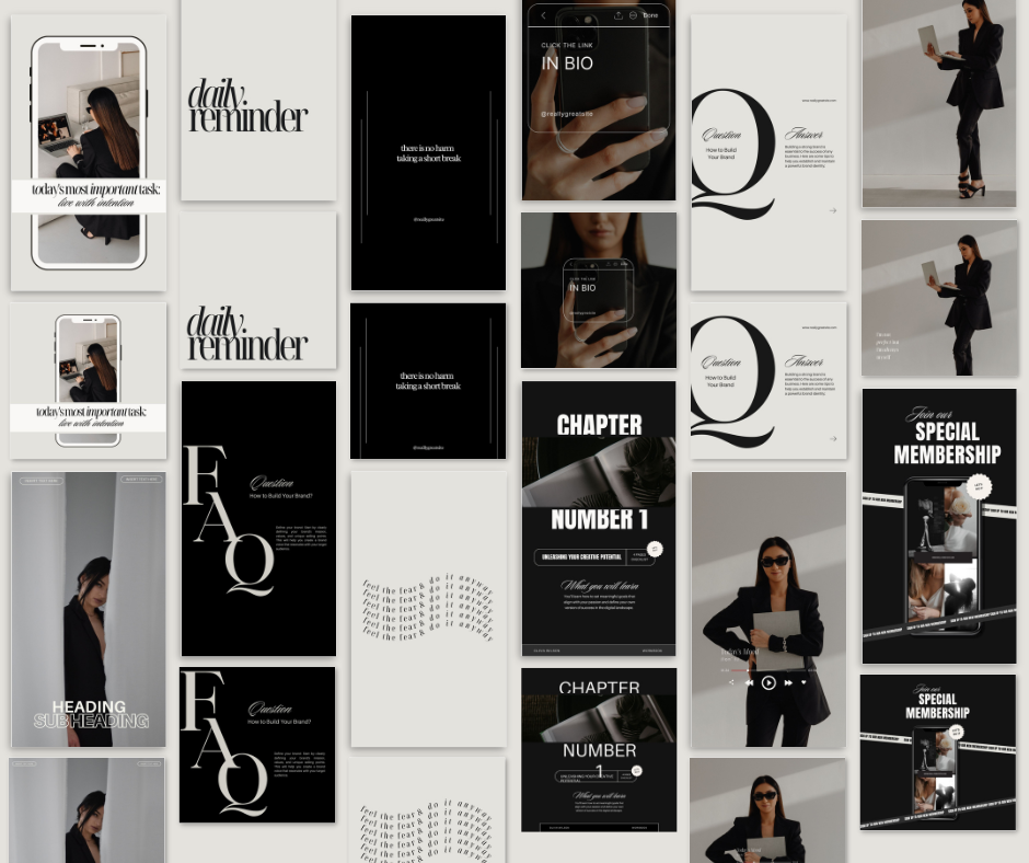 220 Canva Instagram Templates: Sophisticated Designs for Creators & Brands