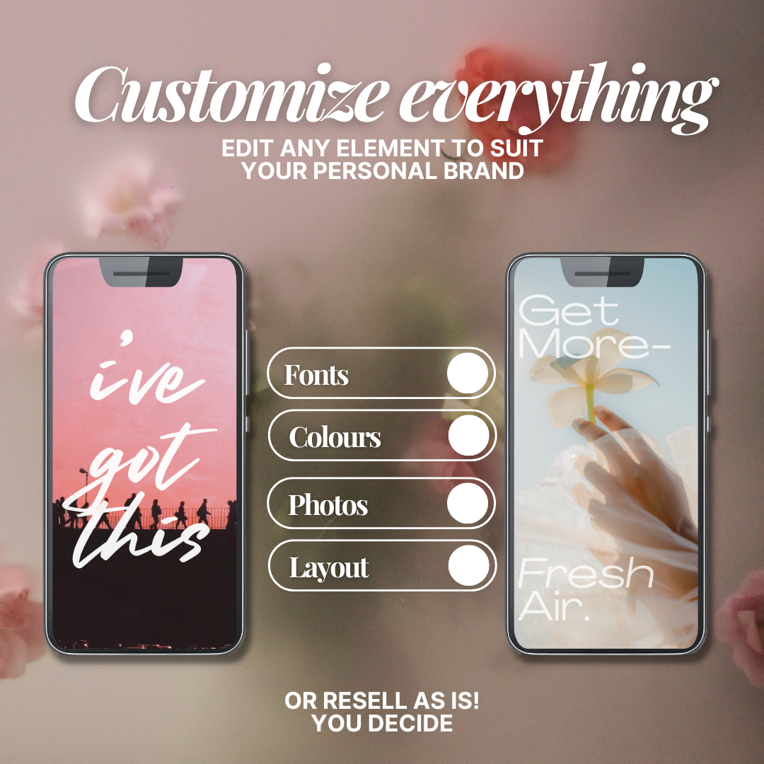 ✨ Aesthetic Digital Vision Board Kit – Manifest Your Dream Life with Ease